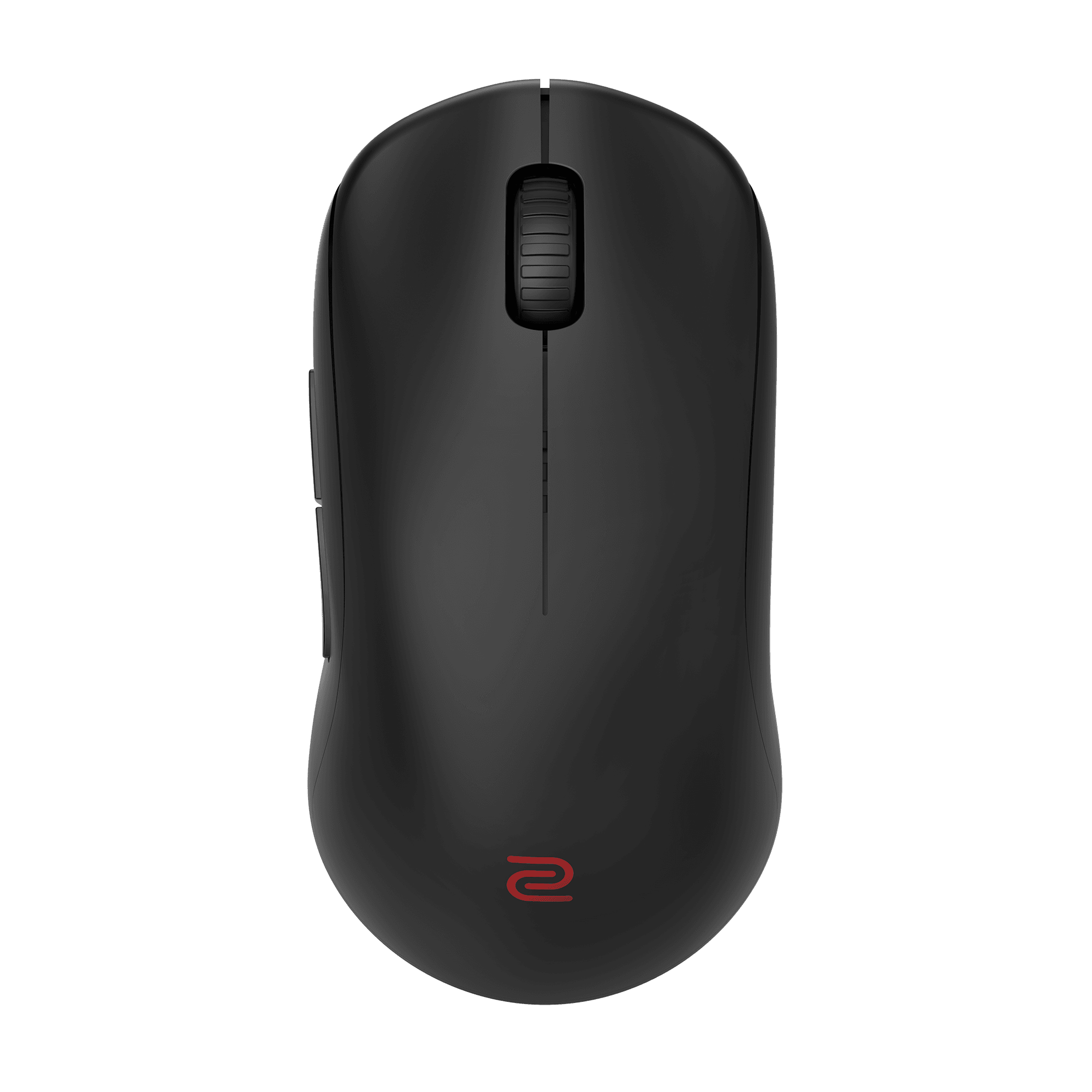 ZOWIE U2-DWブラックを真上から確認できるBenQ ZOWIE公式画像。